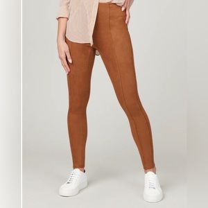 NWT SPANX Suede Leggings Size M